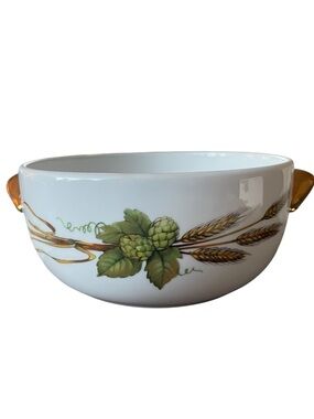 Royal Worcester EVESHAM Fine China serving  gold handles